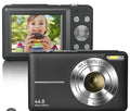 1080P Digital Camera 44MP 16X Digital Zoom Compact Point and Shoot Camera Portable Small Camera Starter Camera for Teens Students Boys Girls Seniors